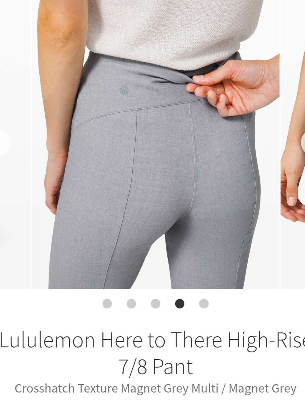 Lululemon🩶Here to There High-Rise 7/8 Pant
